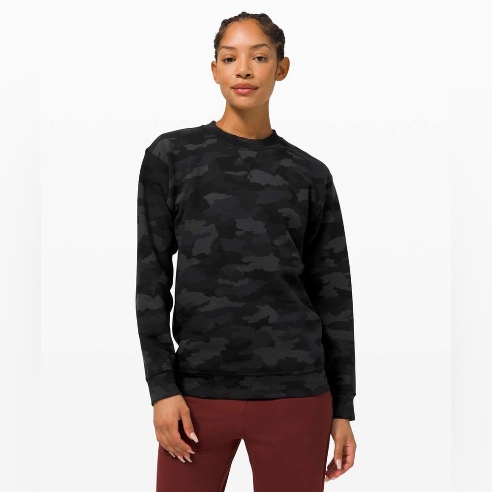 Lululemon All Yours Crew *Fleece - Heritage 365 Camo Deep Coal Multi